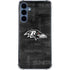NFL Baltimore Ravens Black & White Galaxy A35 5G Clear Case